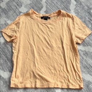 Forever 21 Light Orange Short Sleeve Tee